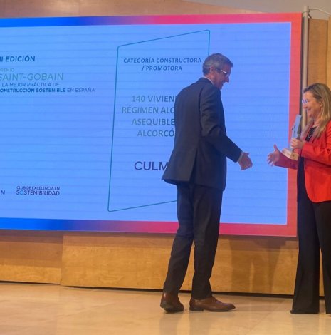 Culmia recibe el Premio Saint-Gobain a la Mejor Práctica de Construcción Sostenible en España